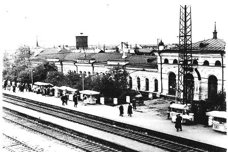 Вокзал станции Барабинск, 1955г